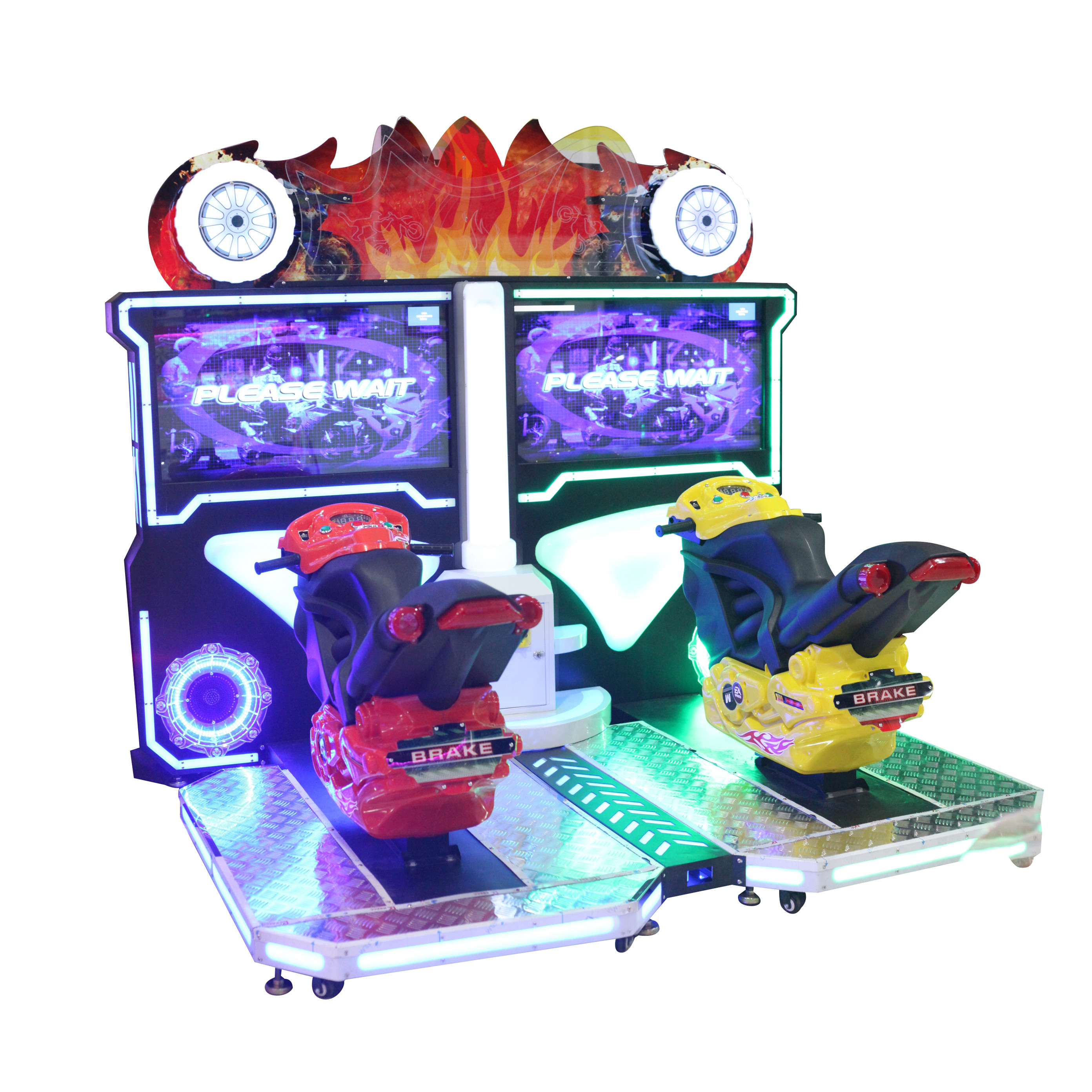 Fiberglass Car Racing Arcade Machine Maximum Tune Initial D For 2 Players
