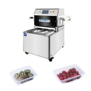 China Nitrogen Filling MAP Packaging Machine , Vegetable Fruit Vacuum Sealer wholesale