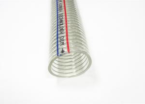 China Flexible PVC Steel Wire Hose , Reinforced Spiral High Pressure Suction Hose wholesale
