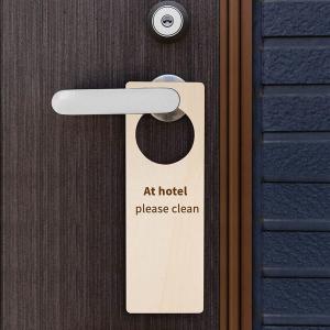 China Engraving Custom DIY Wooden Door Hanging Made From Wood Chips wholesale