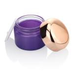Custom Eye Cream Packaging Jar Glass 30ml Purple Cream Glass Jar For Cosmetic