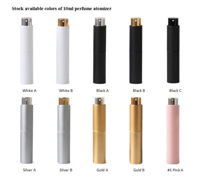 Refillable mini perfume atomiser spray bottle 10ml empty travel cosmetic bottle 6