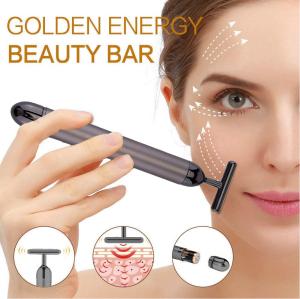 China Beauty Bar 6000VPM 24k Golden Pulse Facial Massager wholesale