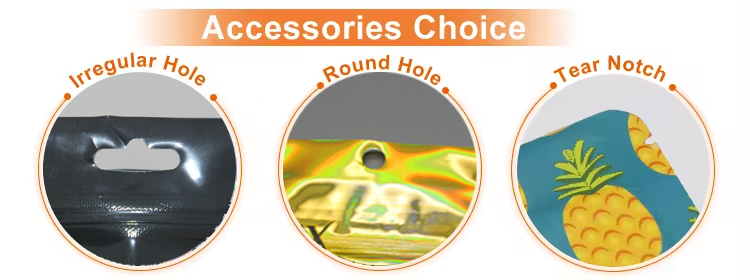 Custom Printed Stand Up Zipper Pouches for Food Packaging MOQ 1000pcs