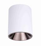 hotel home bedroom dimmable Anti glare surface mounted Round black Cylinder COB
