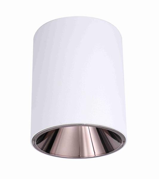 hotel home bedroom dimmable Anti glare surface mounted Round black Cylinder COB