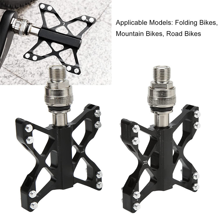 Non-Slip Aluminum Alloy Stable Quick Release Bicycle Mountain Bike Pedals