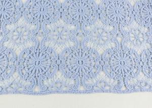 China Guipure Dying Lace Fabric With Floral Water Soluble Lace Design For Dress Factory wholesale