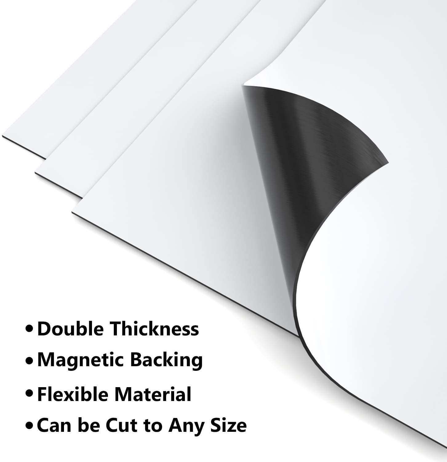 ISO Large White Magnetic Vent Covers Roll 12x5.5" Laminated With PVC