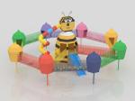 Customized Commercial Outdoor Playground Equipment Colorful Indoor Outdoor