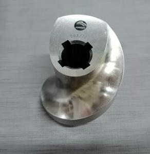 China Capacity Single Flighted Four Keyways Double Screw Elements Wear Resistant 58-62 HRC wholesale