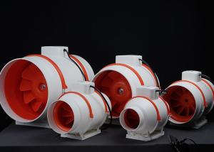 China Toilet Plastic Mixed Flow Inline Duct Fans Extractor Ventilation Exhaust Blower wholesale