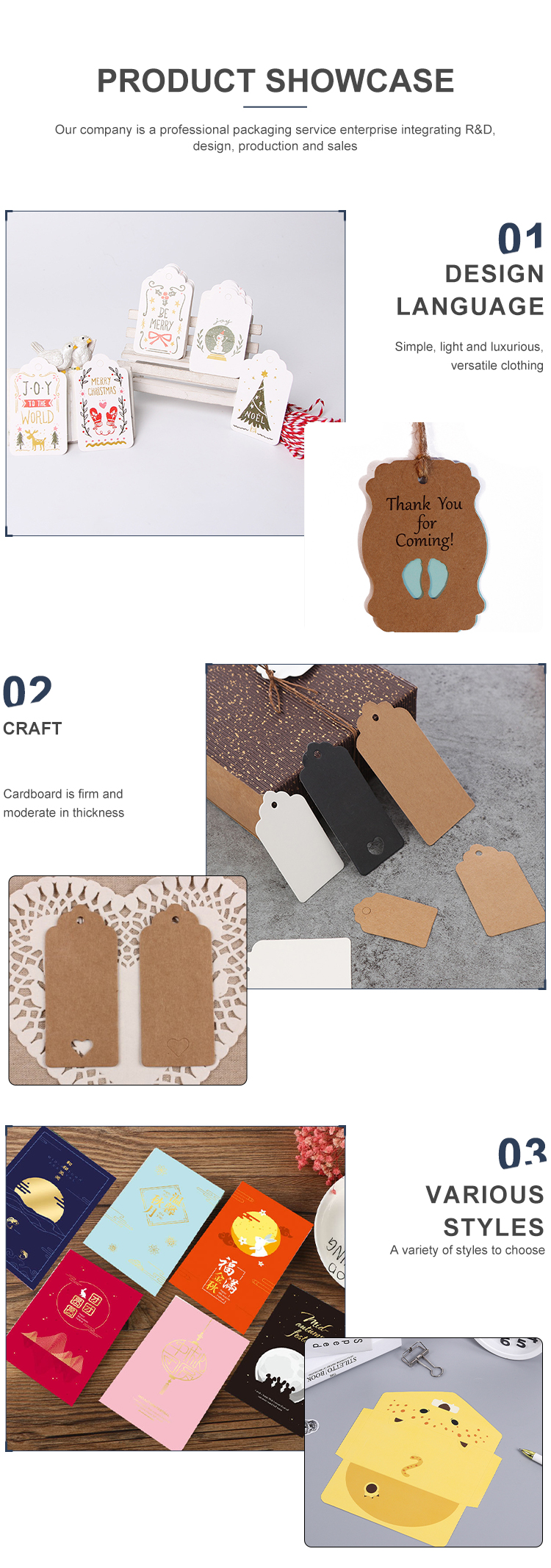 OEM DIY Embossed Debossing Personalized Hang Tag With String