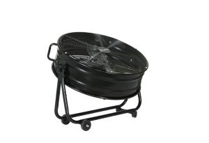 China Stainless Steel Industrial Drum Fans 4625 CFM 0.55A Big Air Flow 120W 6.9m/s For Worhshop wholesale