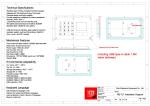 IP65/IK07 Waterproof/Dustproof Industrial Stainless steel Keypad integrate with