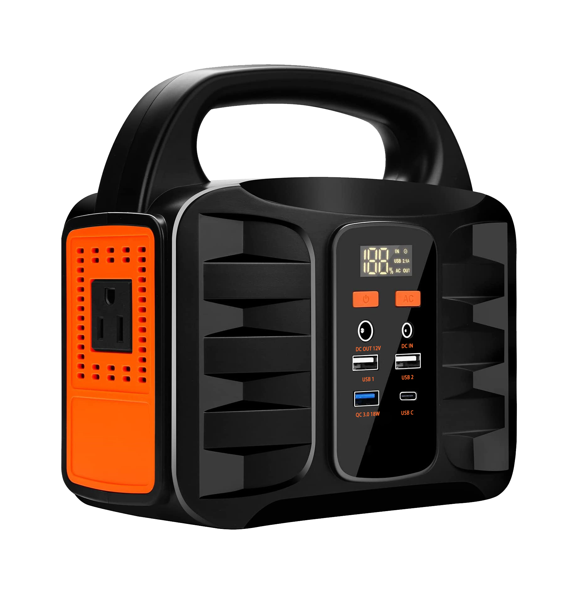 Solar Powered Portable Power Station 220v Ac Outlet 150W 50000mAh Generator Supply