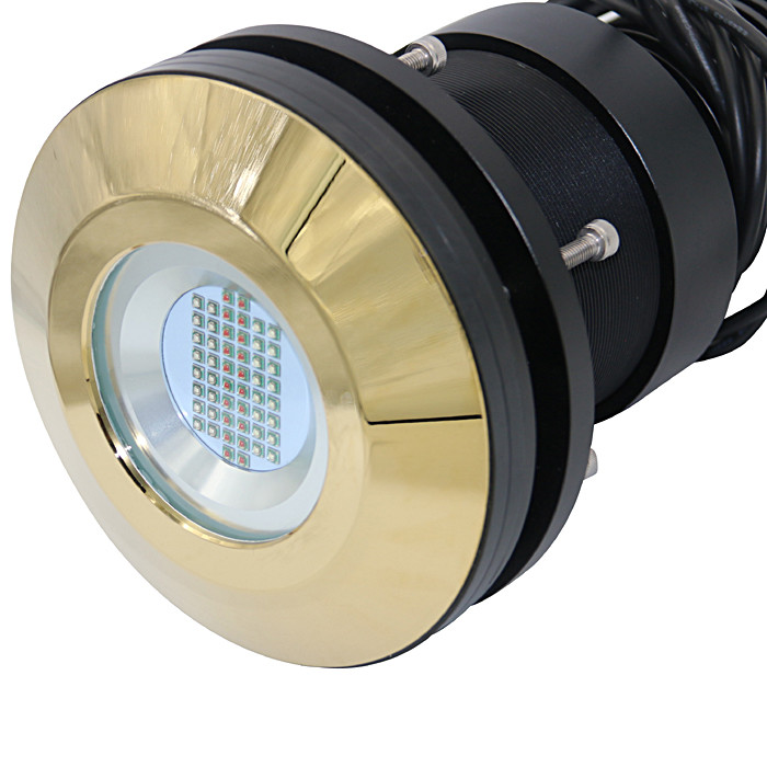 120w Wireless Underwater LED Boat Lights Wifi Remote Control For Superyacht Lighting