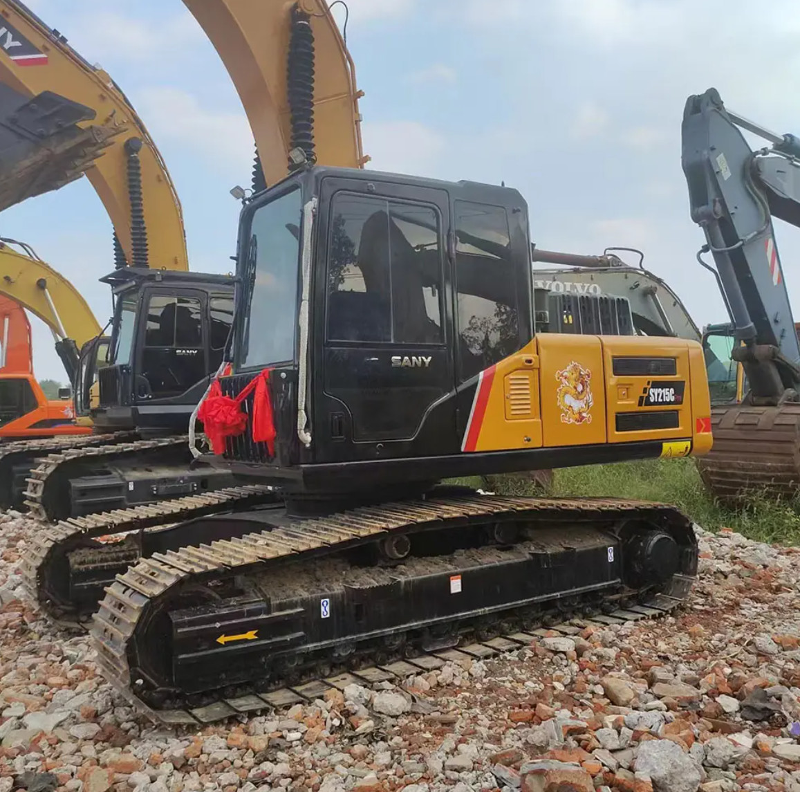 Excellent Quality Price Sy215c / 22 Ton Medium Used Sany Excavator For Sale