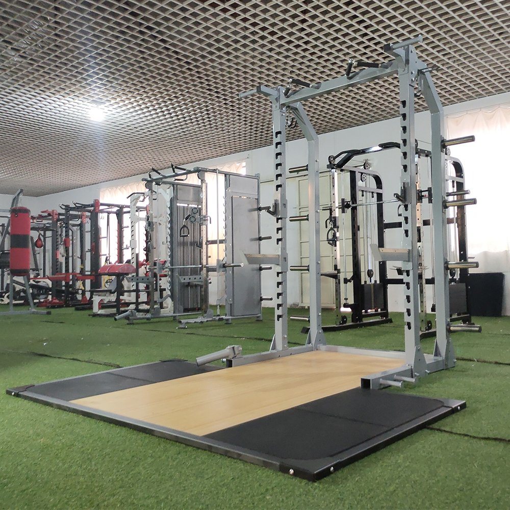 Commercial Fitness Equipment Gym Strength Hard Pull Training Floor Squat Rack Machine