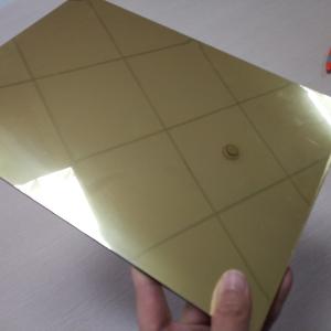 China Moisture Proof Aluminum Mirror Sheet Class A2 Fire Proof Hard Texture Durable wholesale