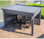 Aluminum Louvered Pergola Leisure Sun Protection Pergola For Outdoor Courtyard