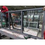 Fixed Fiberglass Aluminum Awning Window Top Hung Black Frame
