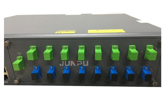High Power FTTH Wdm Edfa 1550 Catv Amplifier 16 Port 17db For Triple Play Network