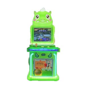 China 19 inch kids indoor coin operated fishing driving car shooting parkour game machine wholesale