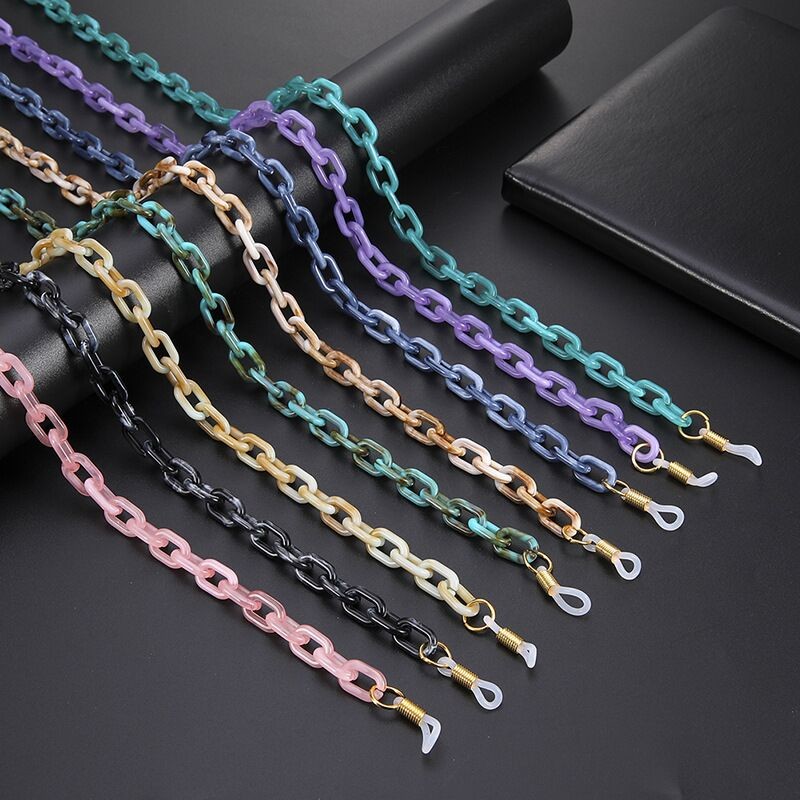 Acrylic Masking Chains Adult Face Maskss Chain Necklace Lanyard Face Masking Holder Strap