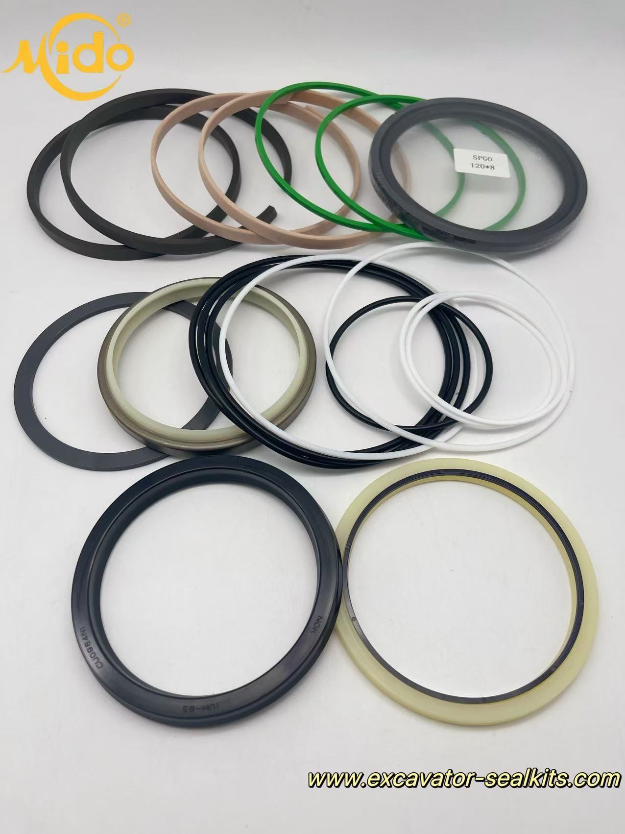 Caterpillar Excavator: Durable, High - Cat320B/C/D Quality Boom Seal Kit and Hydraulic Cylinder Seal Kit Built to Withstand Heavy - Duty Operations