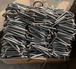 Hot Dip Galvanized Power Transmission Steel Pole Climbing Ladder 4mm