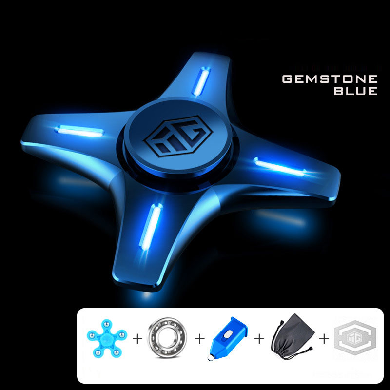 Stress Relief Metal Fidget Spinner Toy Hand Spinner for Killing Time and Anxiety