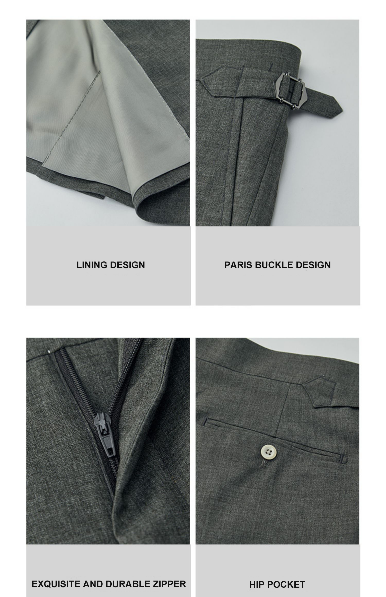 Professional Formal Three Piece Suit for Custom Fabric Business End Casual Men's Suit