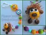 Necklace with amigurumi toy, Nursing necklace,Breastfeeding necklace, crochet