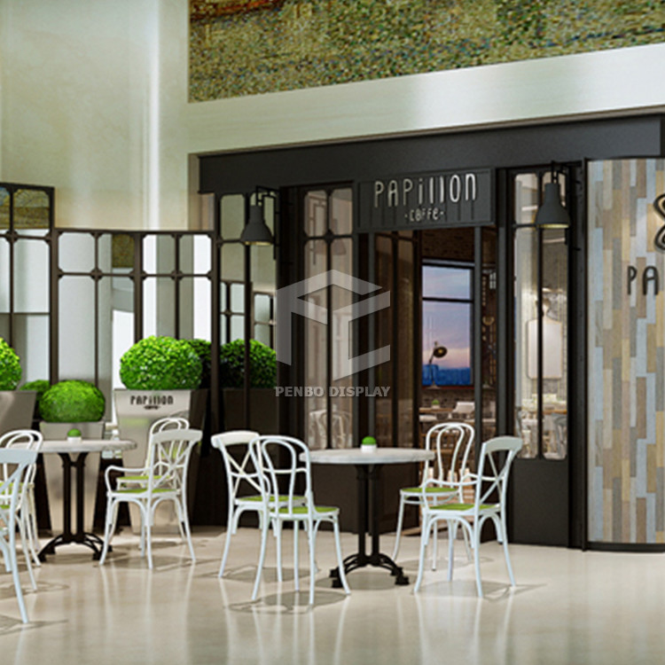 OEM Coffee Shop Showcase Counter