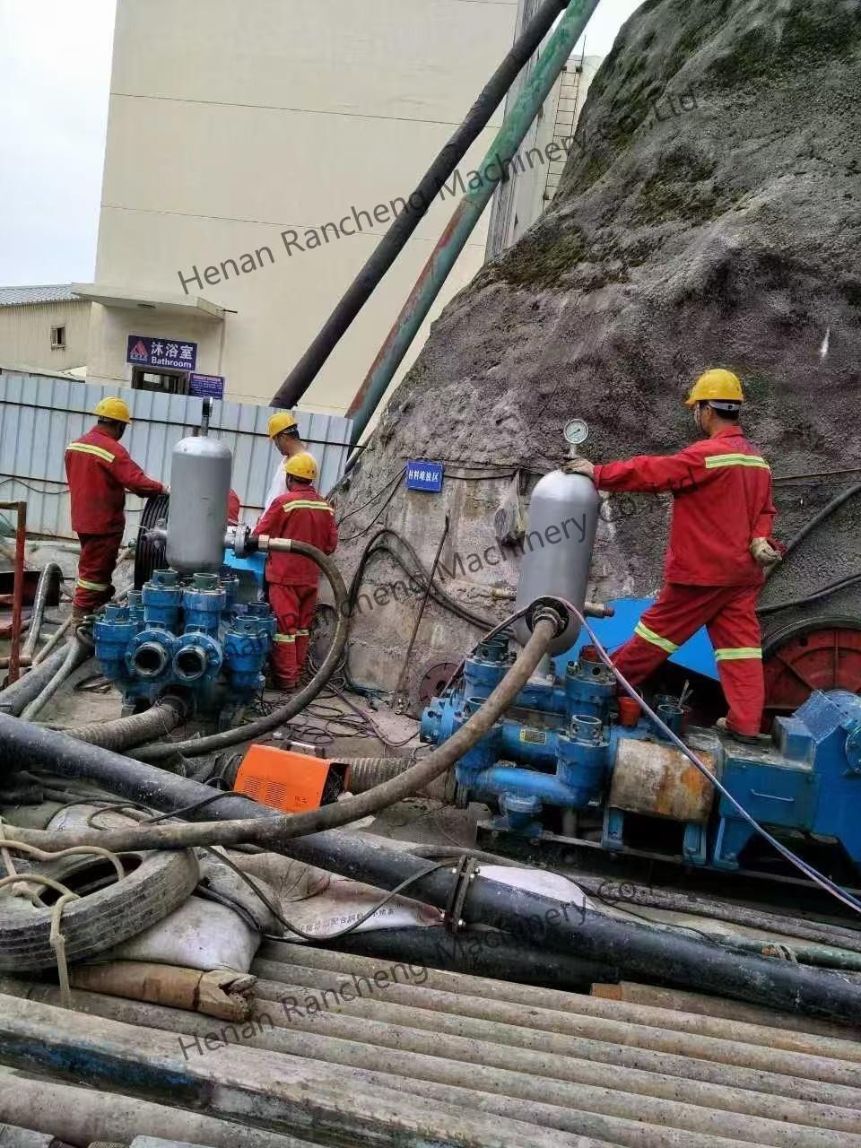 BW1200/7 Plunger Mud Pump For 1000-Meter Deep Water Well Drilling