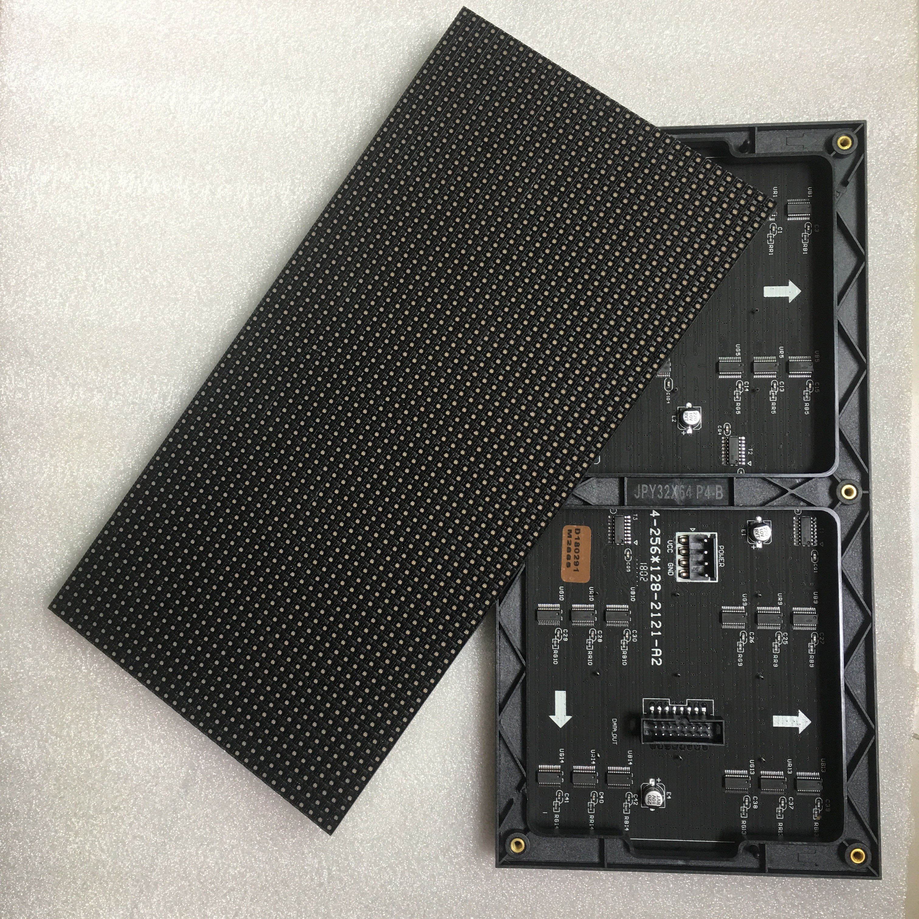 External Internal Smd LED Display Module , Black Led Hub75 LED Module Screen