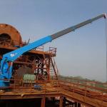 Hydraulic Boom Marine Telescopic Crane For Dinghy Lifting