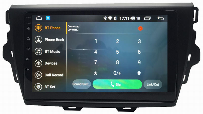 Ouchuangbo GPS navigation audio radio for Great Wall C30 support BT MP3 mirror link android 8.1 OS 4+64