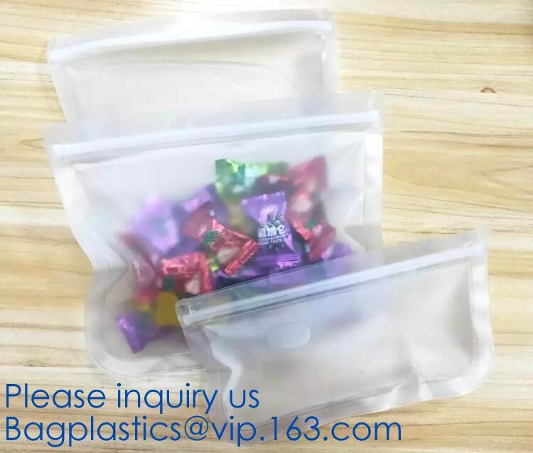 Round bottom polypropylene zip lock bag, CD bag, round reclosable bag, round reusable zip lock bag, round grip seal pack