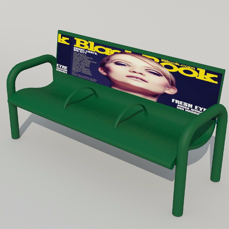 Waterproof 150cm Solid Wood And Metal Park Bench