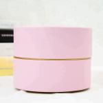 Round Fashion Leather Jewelry Box Multi Color Eco Friendly For ring Holder