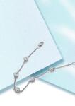 Sparkling Elevated 925 Sterling Silver Moissanite Diamond Bracelet Womens