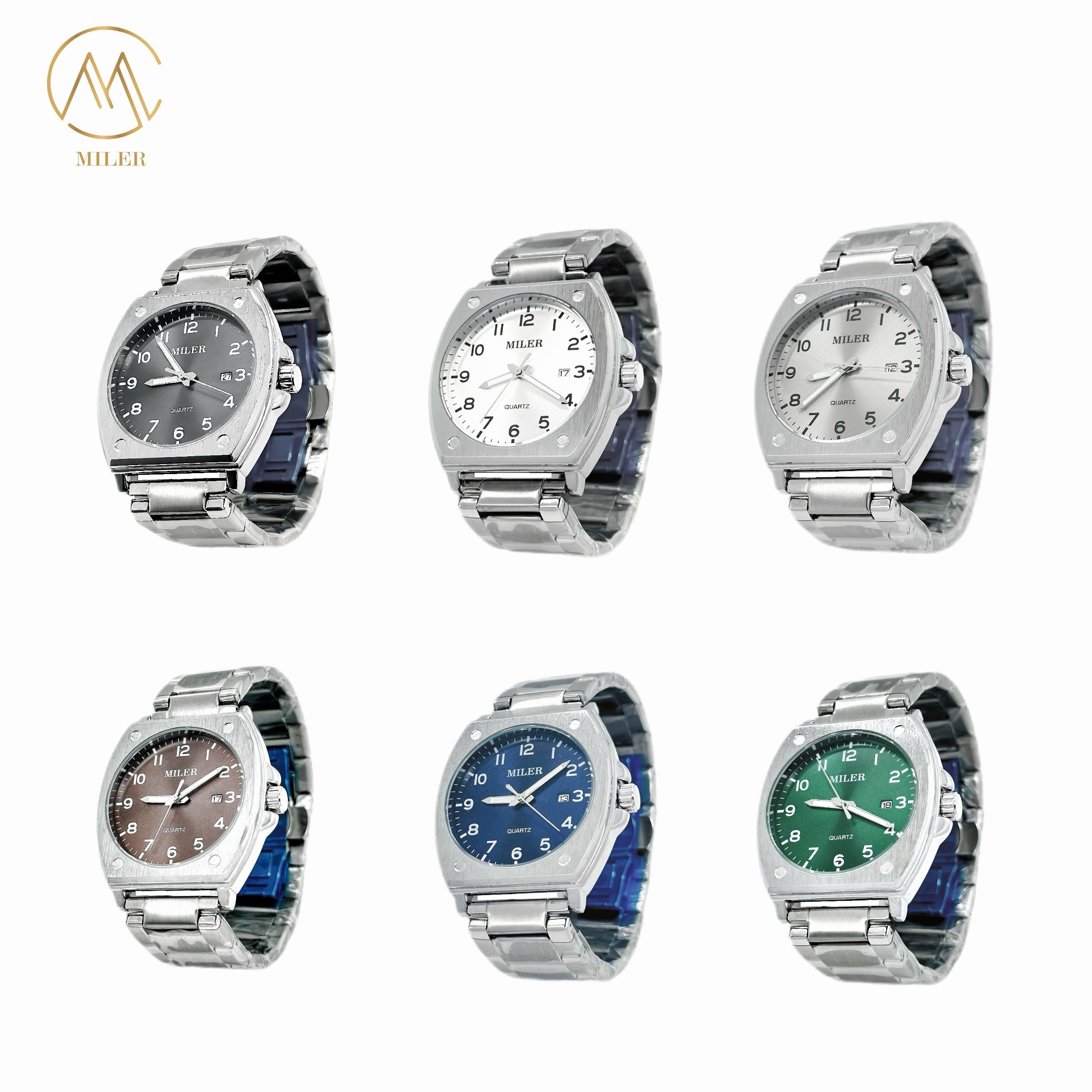 Wholesale Men's High Quality Quartz Fashion New Trend Alloy Case Wrist Men's Watch Hot Sale
