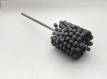 60*80*200 Cylinder Silicon Carbide Flexible Honing Brush 600 Grit