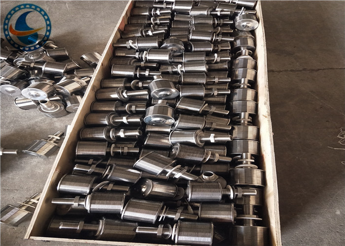 Continuous Slot Water Filter Nozzles Johnson Profile Wire Screen Stainless Steel