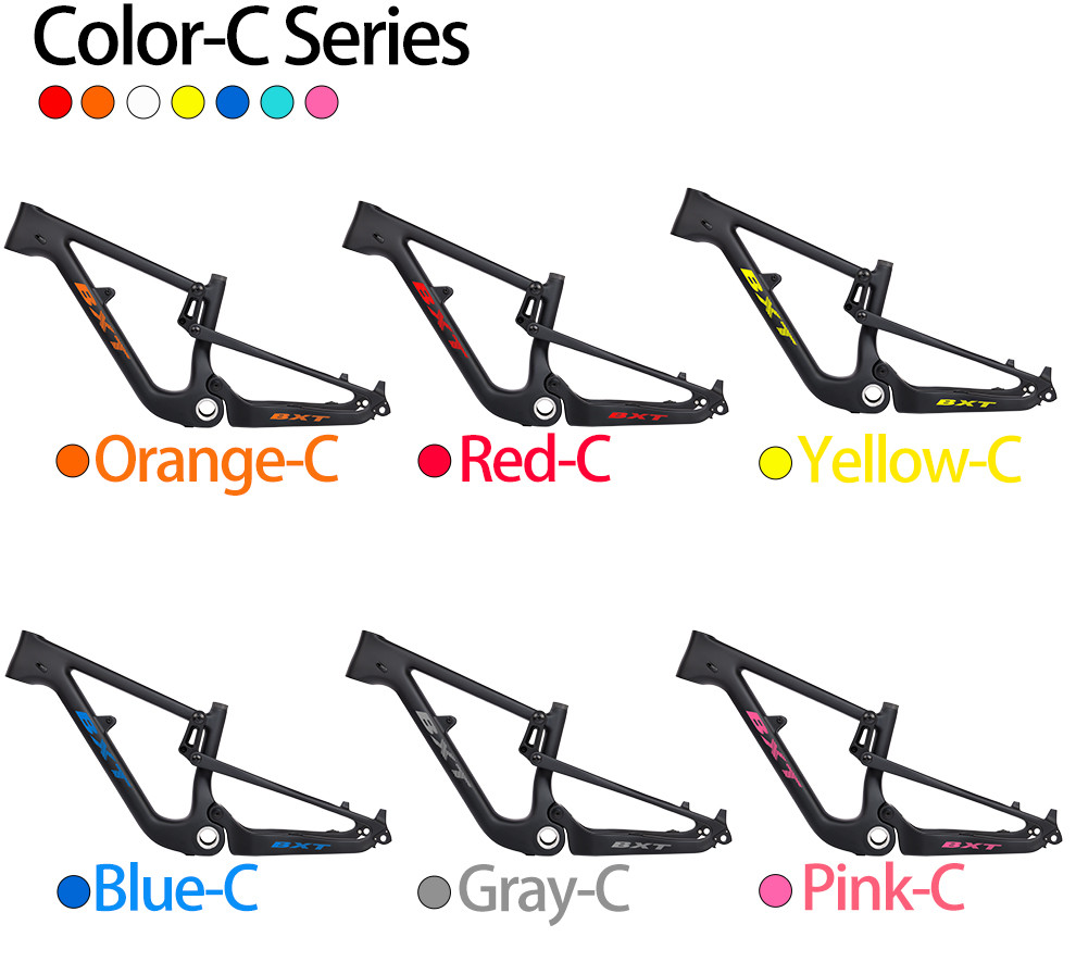20 Kids Bicycle Carbon Frames Full Suspension Hardtail Mountain Bike Frame