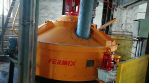 China Orange Color Precast Concrete Mixer For Metro Tunnel Segments 37kw Mixing Power wholesale