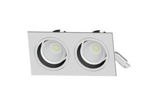 China High Brightness Double Head 90 Degree Led ceiling Light Led Spotlight made in zhongshan wholesale