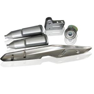 China Stamping Custom Machined Metal Parts Plastic Spraying Silver Paint wholesale